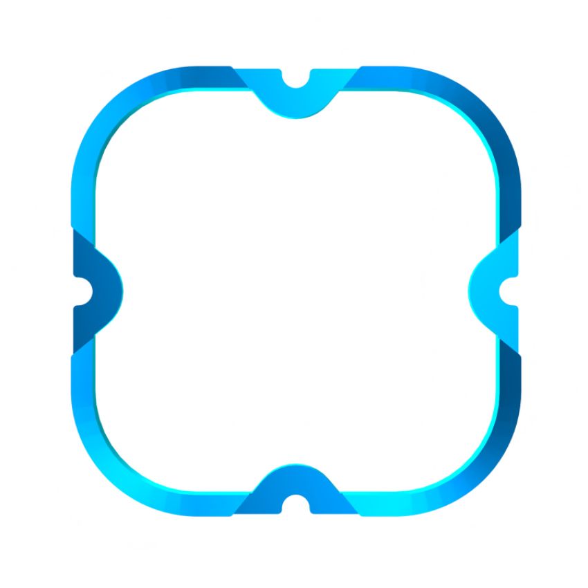 KC HiLiTES 30572 KC Bezel Ring KC FLEX ERA 4 Blue 1PC