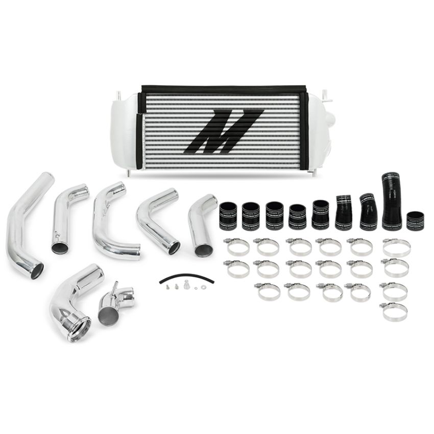 Mishimoto MMINT-F35T-15KPSL 15-16 Ford F-150 EcoBoost 3.5L Silver Performance Intercooler Kit w/ Polished Pipes