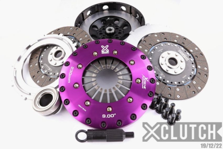 XCLUTCH XKBM23554-2G 04-06 BMW 330Ci Base 3.0L 9in Twin Solid Organic Clutch Kit