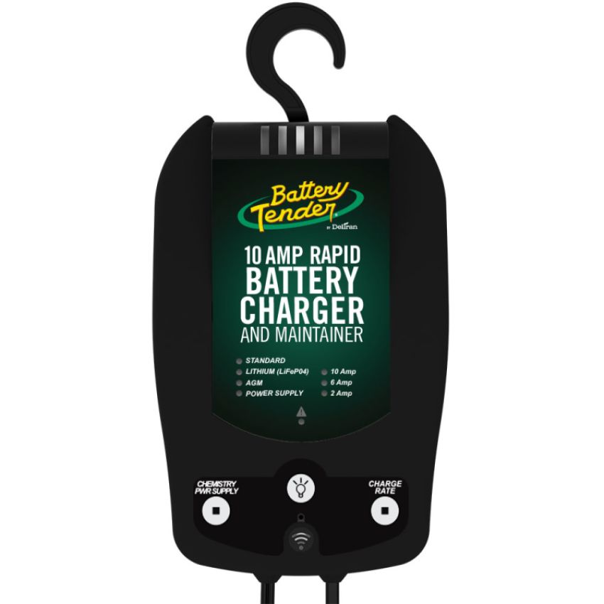 Battery Tender 022-0229-DL-WH 12V 2A/6A/10A Selectable Chemistry Battery Charger w/Wi-Fi