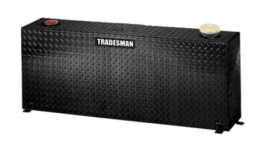 Tradesman 73280 Aluminum L-Shape Liquid Storage Tank (80 Gallon Capacity) - Black