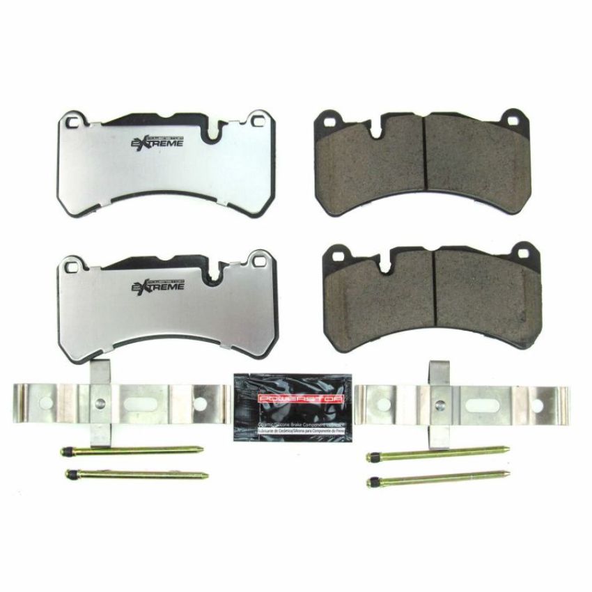 PowerStop Z26-1116 PowerStop - Z26 Performance Carbon-Fiber Ceramic Brake Pads with Hardware Kit