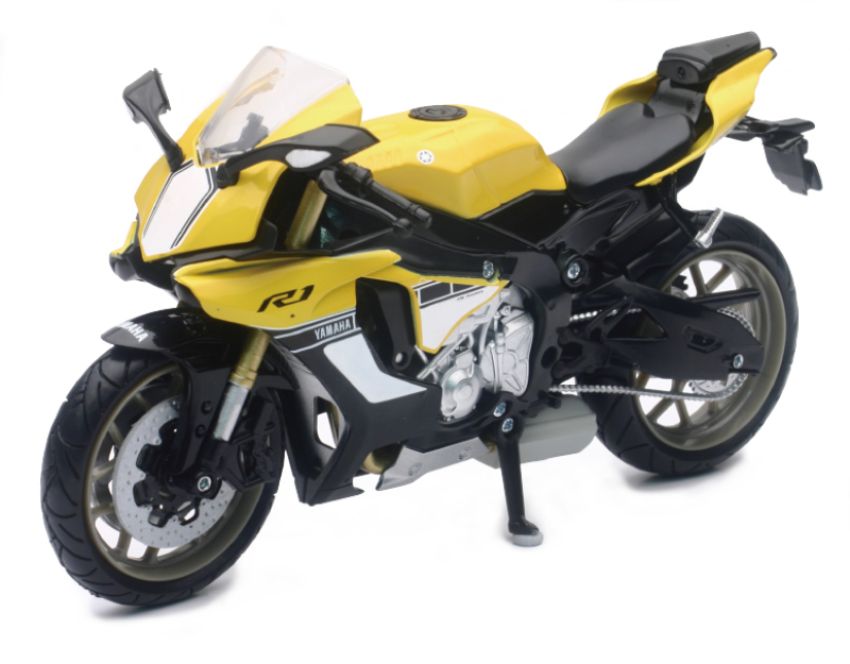 New Ray Toys 57803B Yamaha YZF-R1 Street Bike (Yellow)/ 1:12