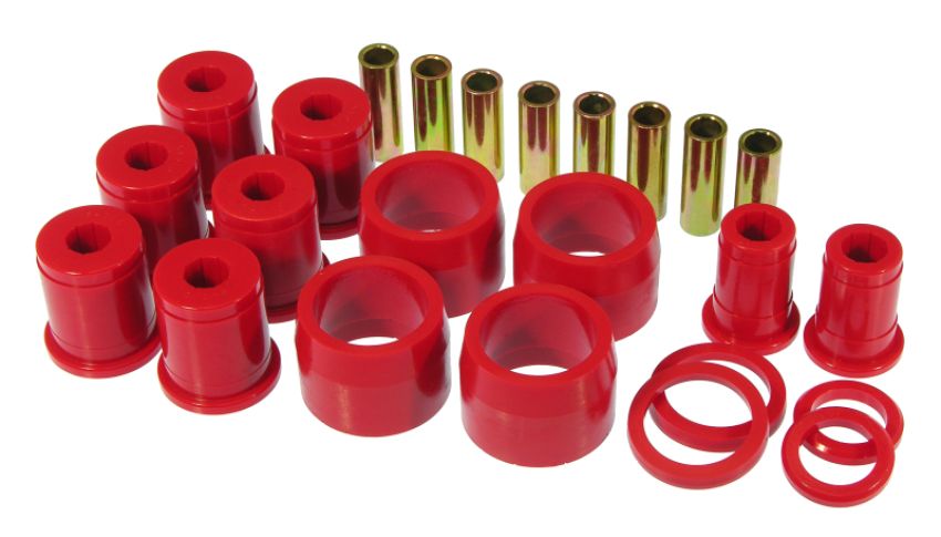 Prothane 7-310 65-70 GM Full Size Rear Upper/Lower Control Arm Bushings - Red