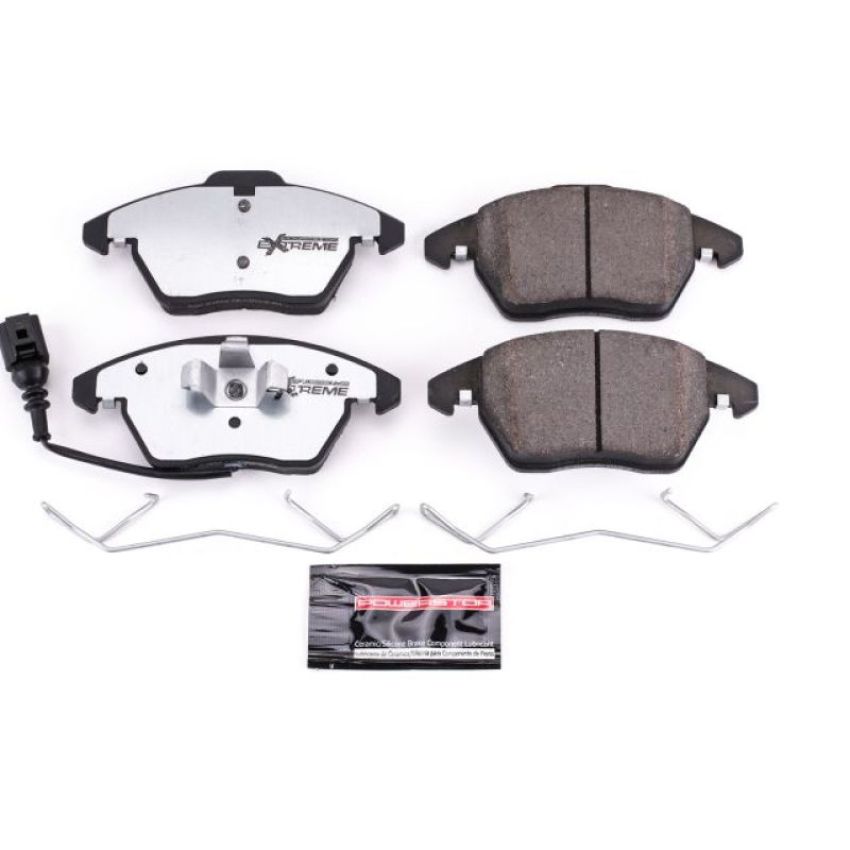 PowerStop Z26-1107 PowerStop - Z26 Performance Carbon-Fiber Ceramic Brake Pads with Hardware Kit