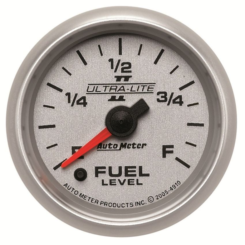 AutoMeter 4910 GAUGE, FUEL LEVEL, 2 1/16