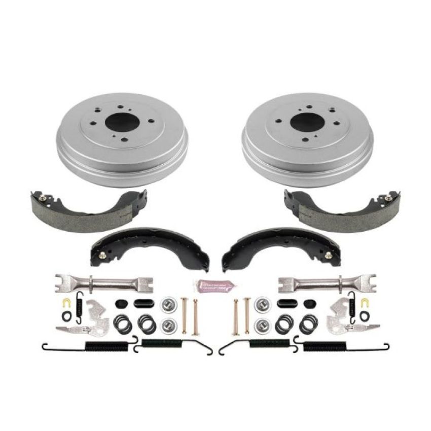 PowerStop KOE15404DK Power Stop 10-14 Nissan Cube Rear Autospecialty Drum Kit