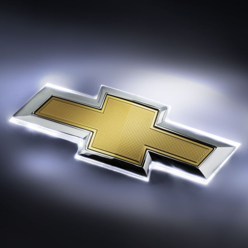Oracle Lighting 3460-001 White Illuminated LED Rear Bowtie Emblem