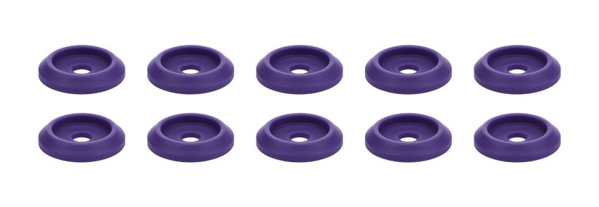 ALLSTAR PERFORMANCE ALL18852 Body Bolt Washer Plastic Purple 10pk