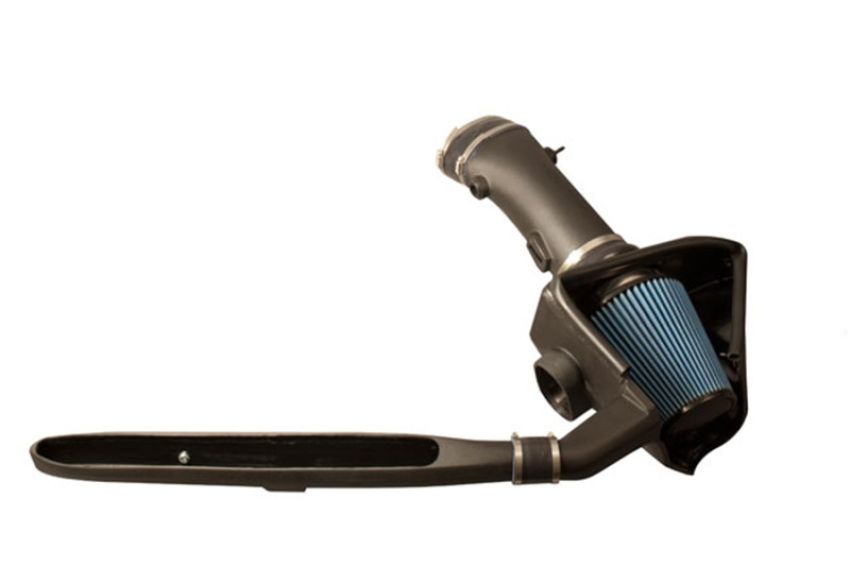 Volant 19858 Volant air intake systems utilize a high-velocity venturi filter adapter which provides a smooth transition through the MAF sensor into the intake tube for a much needed airflow improvement over the factory rubber tubing and resonator box.