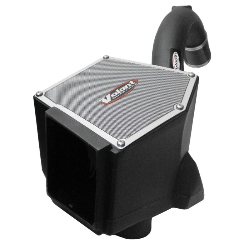 Volant 159666 Volant air intake systems utilize a high-velocity venturi filter adapter which provides a smooth transition through the MAF sensor into the intake tube for a much needed airflow improvement over the factory rubber tubing and resonator box.