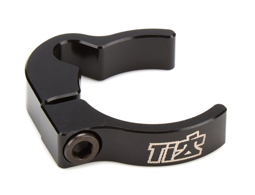 Ti22 PERFORMANCE TIP4530 Brake Line Clamp 1.25in Aluminum Black