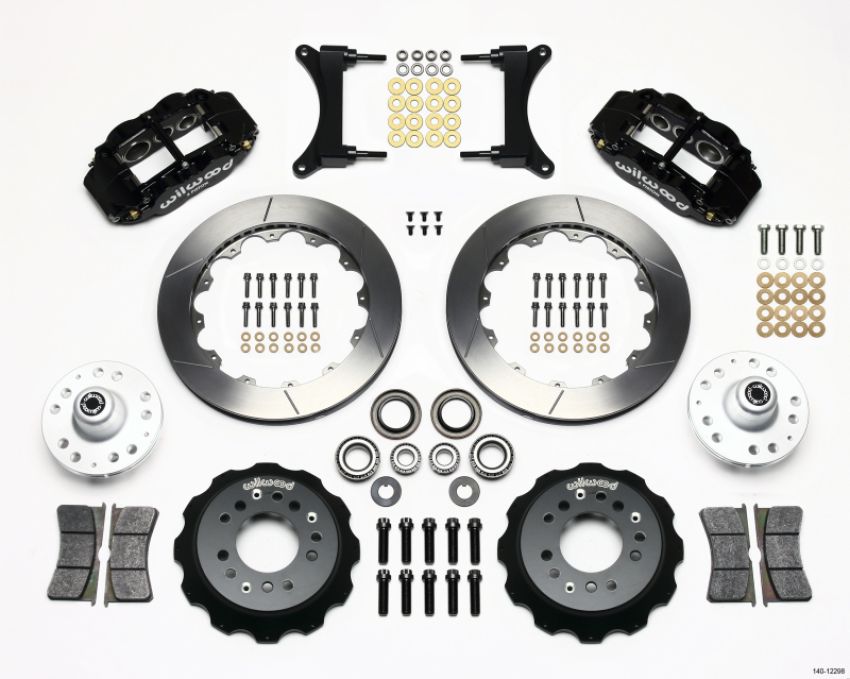Wilwood 140-12298 Narrow Superlite 6R Front Hub Kit 12.88in 79-87 GM G Body