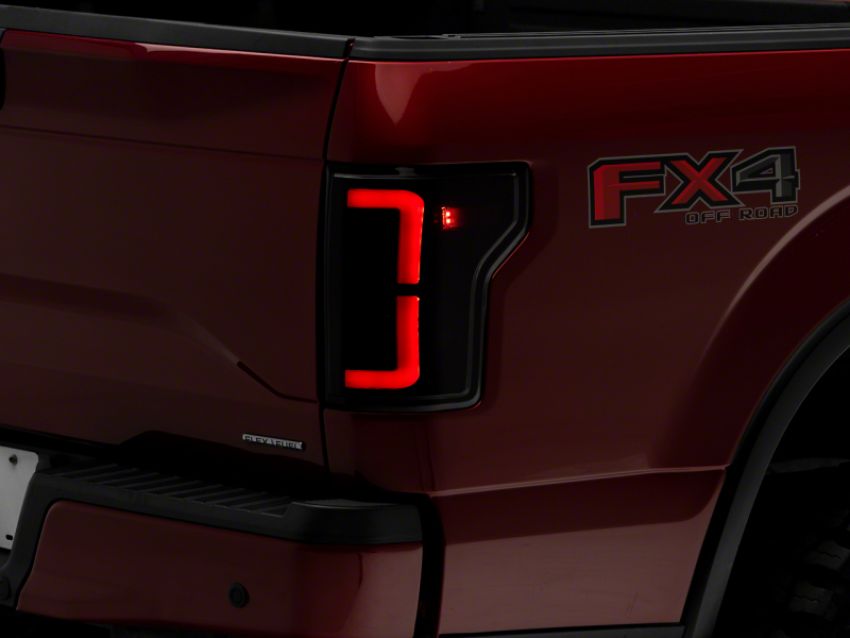 Raxiom T569481 15-17 Ford F-150 Axial Series LED Tail Lights- Blk Housing (Smoked Lens)