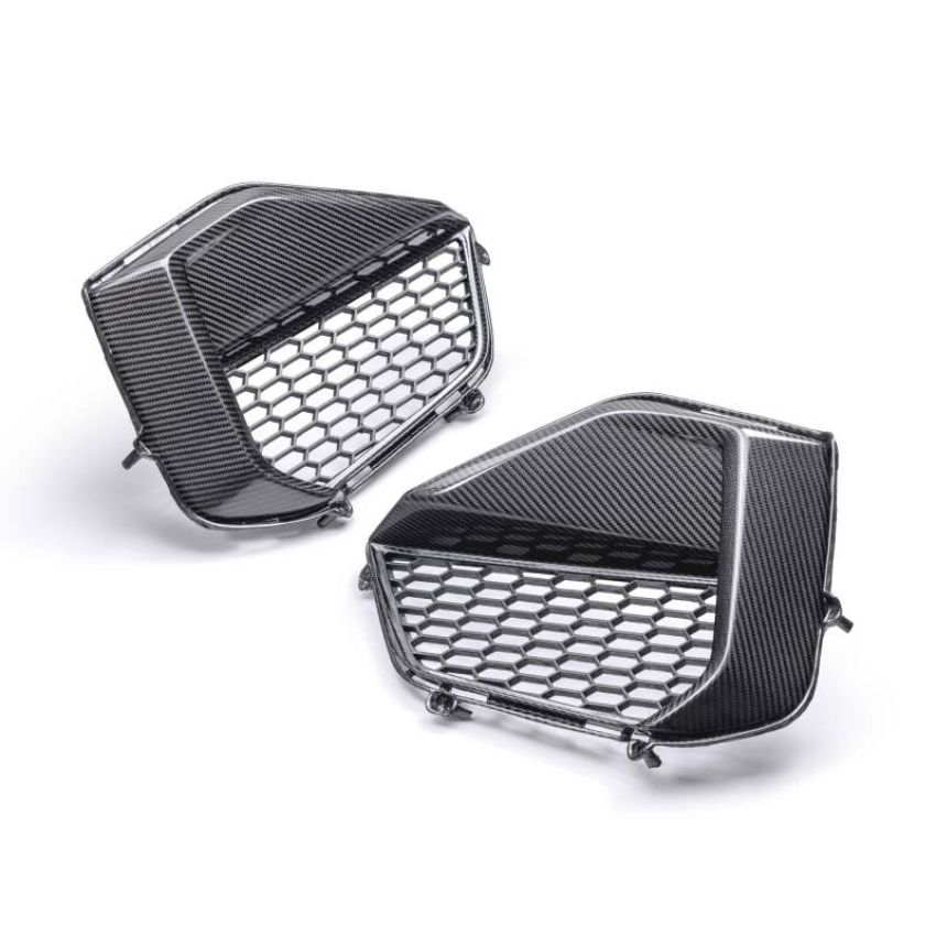 Anderson Composites AC-FBI24FDMUGT 2024 Ford Mustang GT Carbon Fiber Front Bumper Inserts