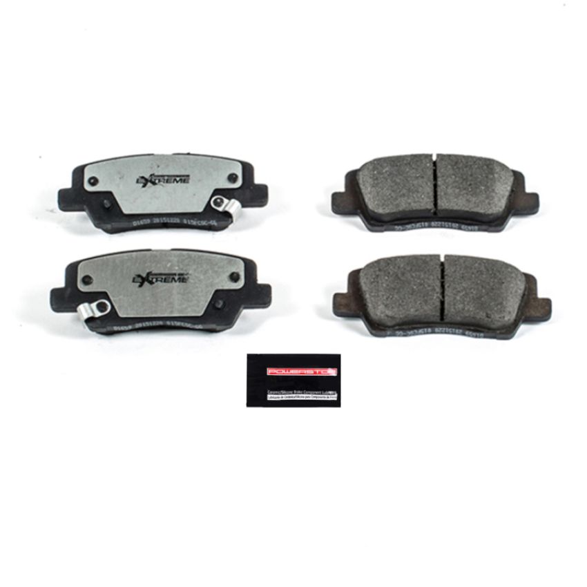 PowerStop Z26-1659 PowerStop - Z26 Performance Carbon-Fiber Ceramic Brake Pads with Hardware Kit