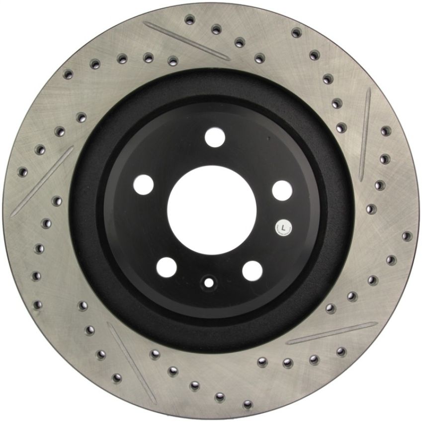Stoptech 127.33125L Slotted & Drilled Sport Brake Rotor