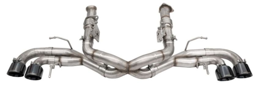 CORSA Performance 21104BLK Corsa 2020-24 Corvette C8 3in Xtreme Cat-Back Exhaust 4.5in Black Quad Tips - Deletes stock AFMValve