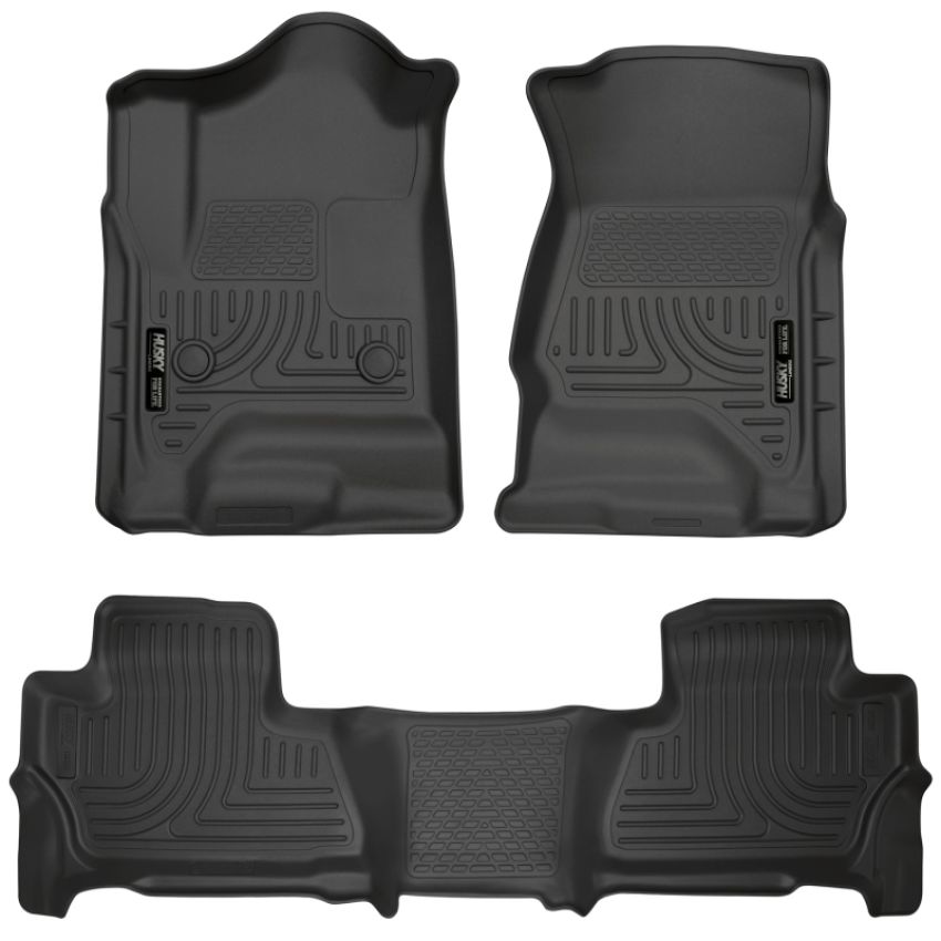 HUSKY LINERS HSK99211 15-   Suburban Floor Liners Black