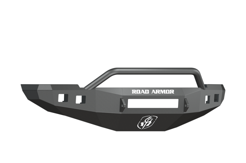 Road Armor 408R4B-NW 10-18 Ram 2500 Stealth Front Bumper w/Pre-Runner Guard - Tex Blk