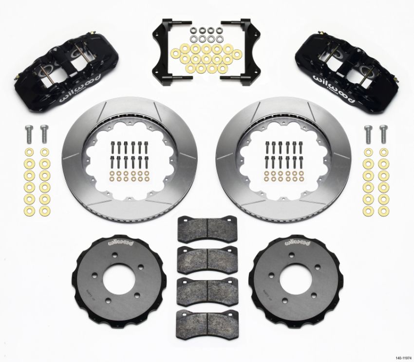 Wilwood 140-11974 AERO6 Front Hat Kit 14.00 99-06 BMW E46