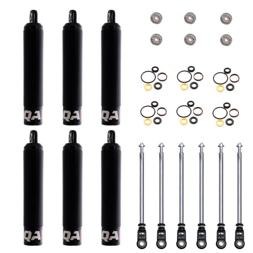 QA1 6Q7RLD-DRY-6PK 20.30 Eye-B/Eye-B V-None Dry LD Piston Shock Large Aluminum Coilover 13.38 - 6 Pack