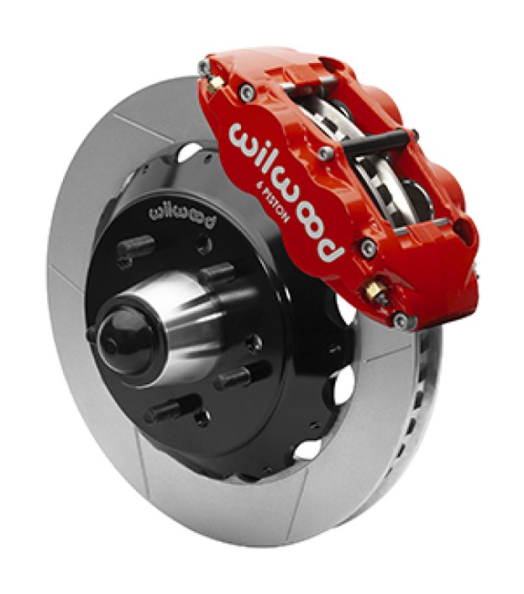 Wilwood 140-15941-R Superlite 6R Front Brake Kit for 63-87 Chevy C10 Prospindle13.06 in Diameter, Red Calipers