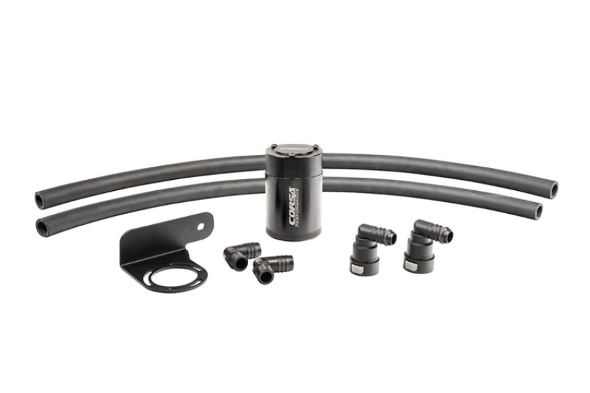 Corsa Performance CC0010 CORSA Performance 3 oz. aluminum oil catch can with mounting bracket
