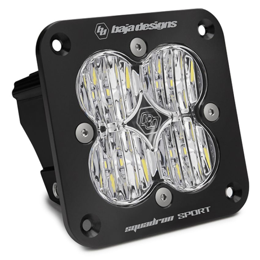 Baja Designs 551005 Squadron Sport Black Flush Mount LED Auxiliary Light Pod
