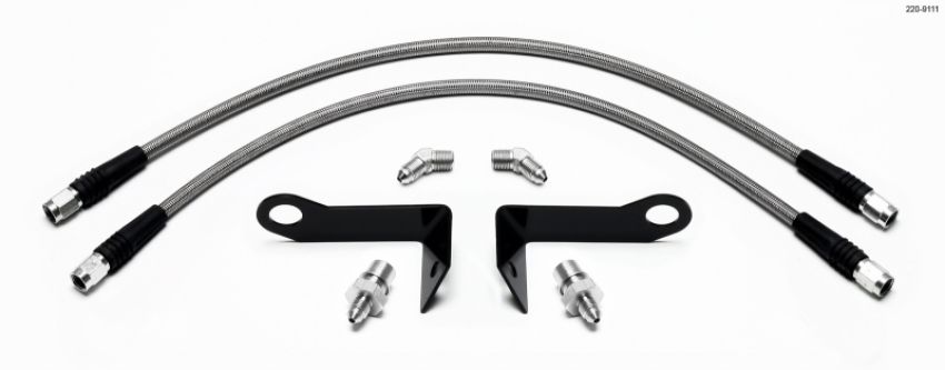 Wilwood 220-9111 Flexline Kit Front 2005-08 Ford Mustang w/ SL4 or SL6 Caliper