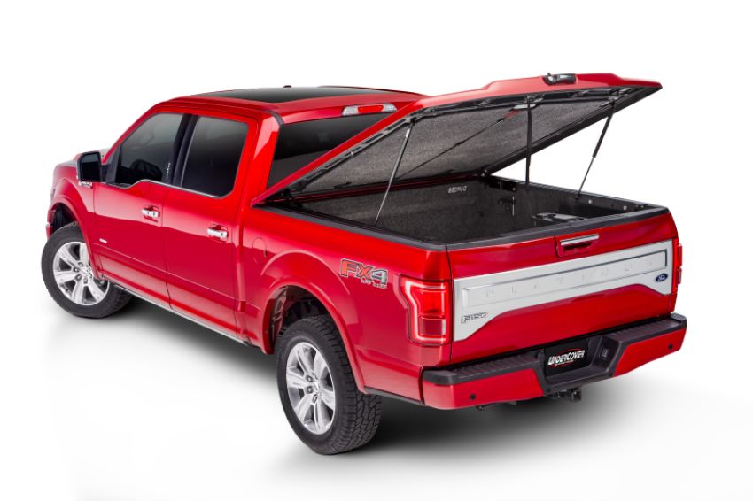 Undercover UC2158L-RR 15-19 Ford F-150 5.5ft Elite LX Bed Cover - Ruby Red