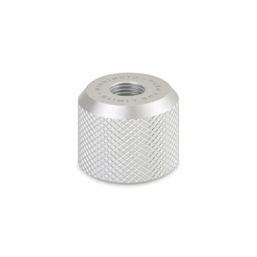Mishimoto MMSK-ADAP-RLOSL Shift Knob Reverse Lockout Adapter Kit - Silver (Set of 4)