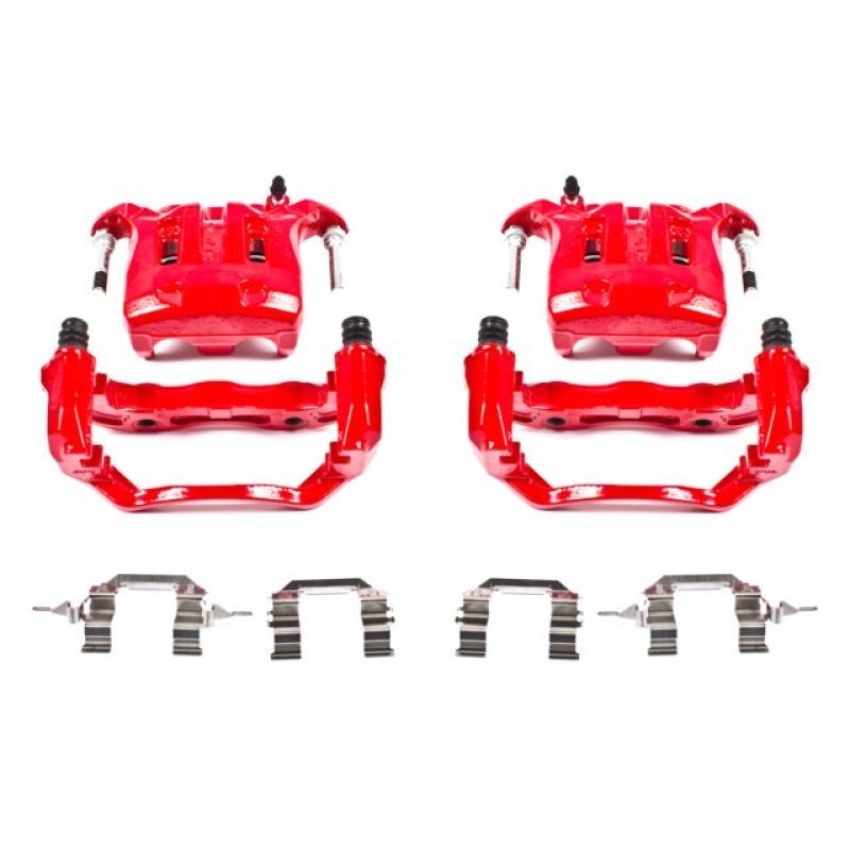 PowerStop S2870 Red Powder Coated Calipers