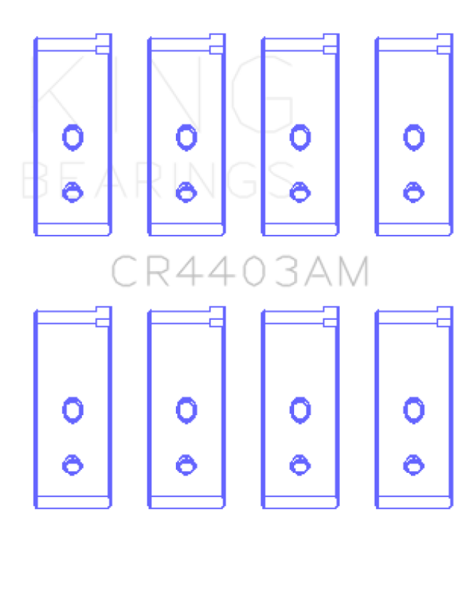 King Austin/MG B-Series (Size Standard) Connecting Rod Bearing Set