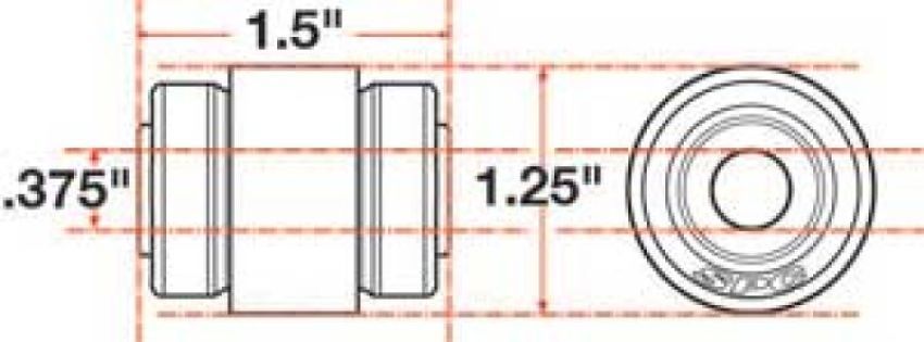 SPECIALTY PRODUCTS COMPANY 15605 X-AXIS SEALED FLEX JOINT