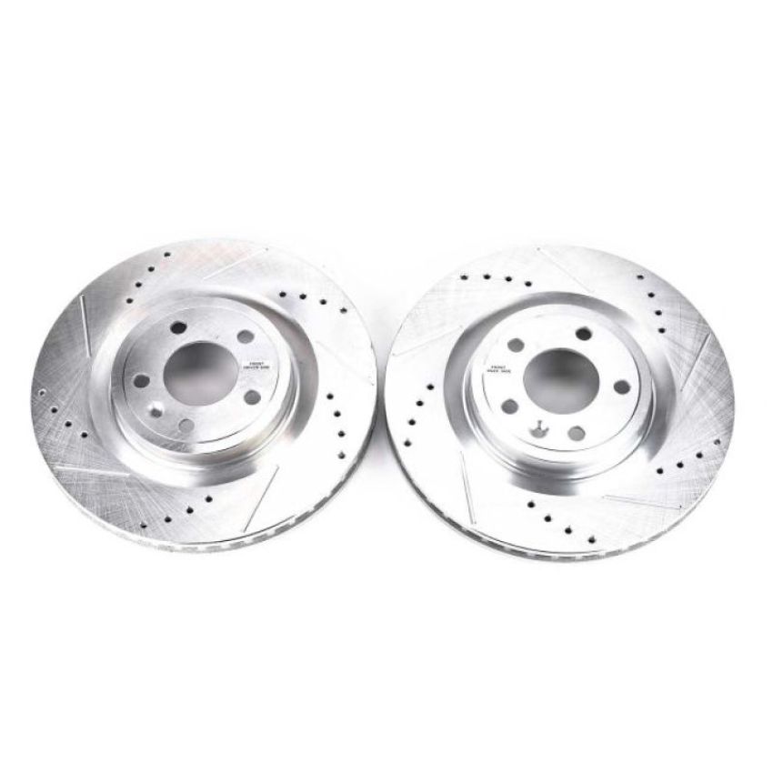 PowerStop AR85144XPR PowerStop Evolution Performance Drilled, Slotted & Plated Brake Rotor Pair