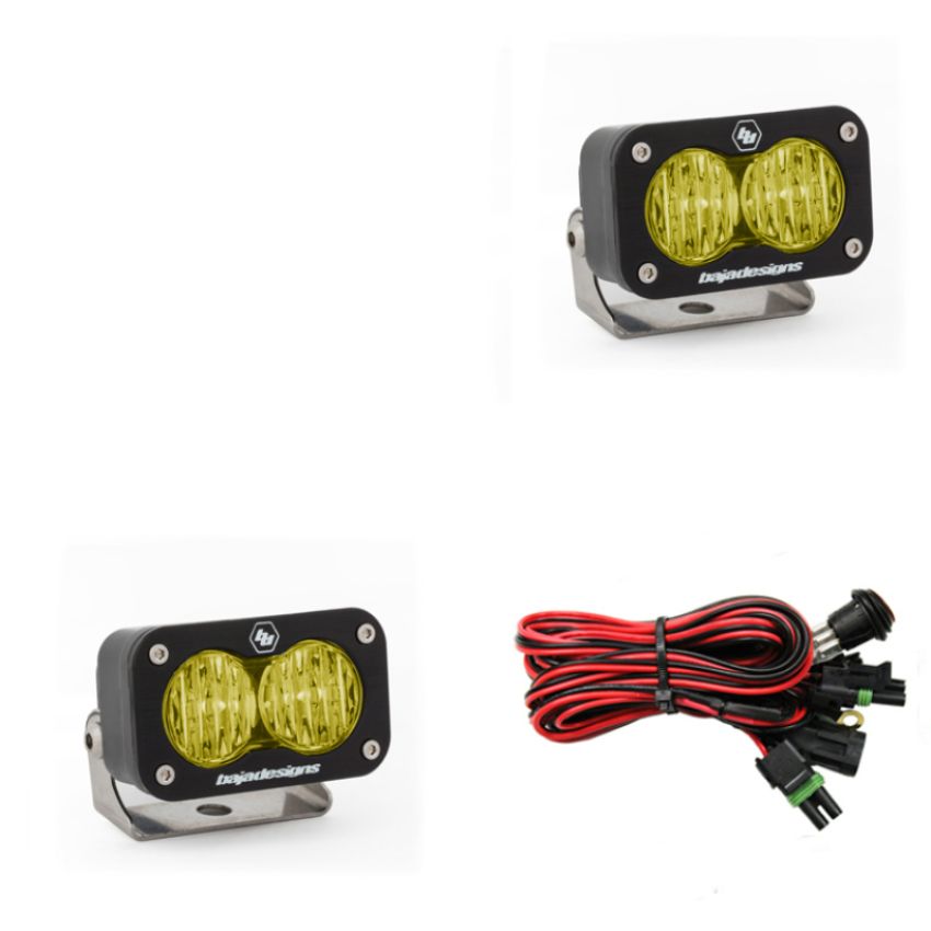 Baja Designs 547815 S2 Sport Black LED Auxiliary Light Pod Pair