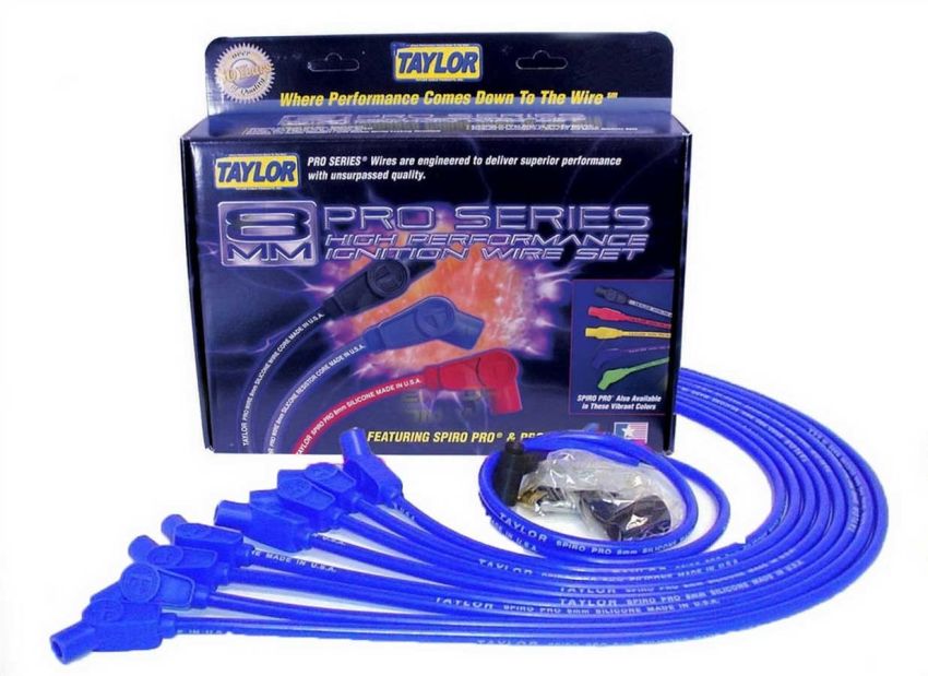 Taylor Cable 76632 BBC 8MM Pro Race Wires- Blue