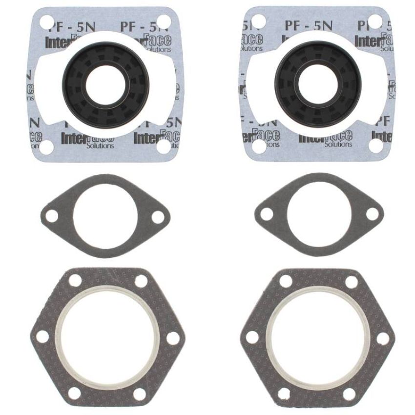 Vertex Pistons 711079B Vertex Gaskets 1980 Polaris TX Complete Gasket Kit w/ Oil Seals