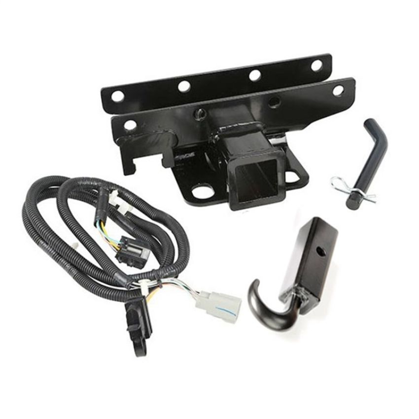 Rugged Ridge 11580.63 Receiver Hitch Kit Hook 07-18 Jeep Wrangler JK