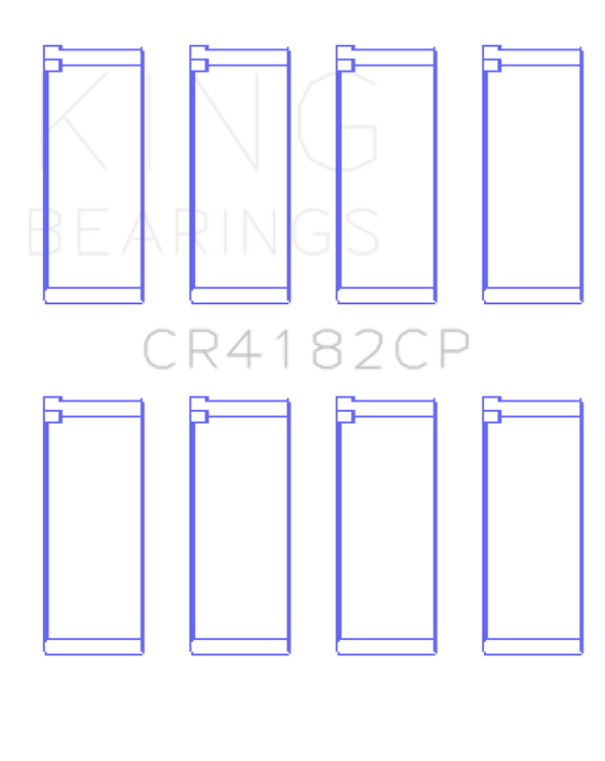 King VW ABL / AEY / AGR / AHH / AHU 1.9L (Size 0.25) Rod Bearing Set