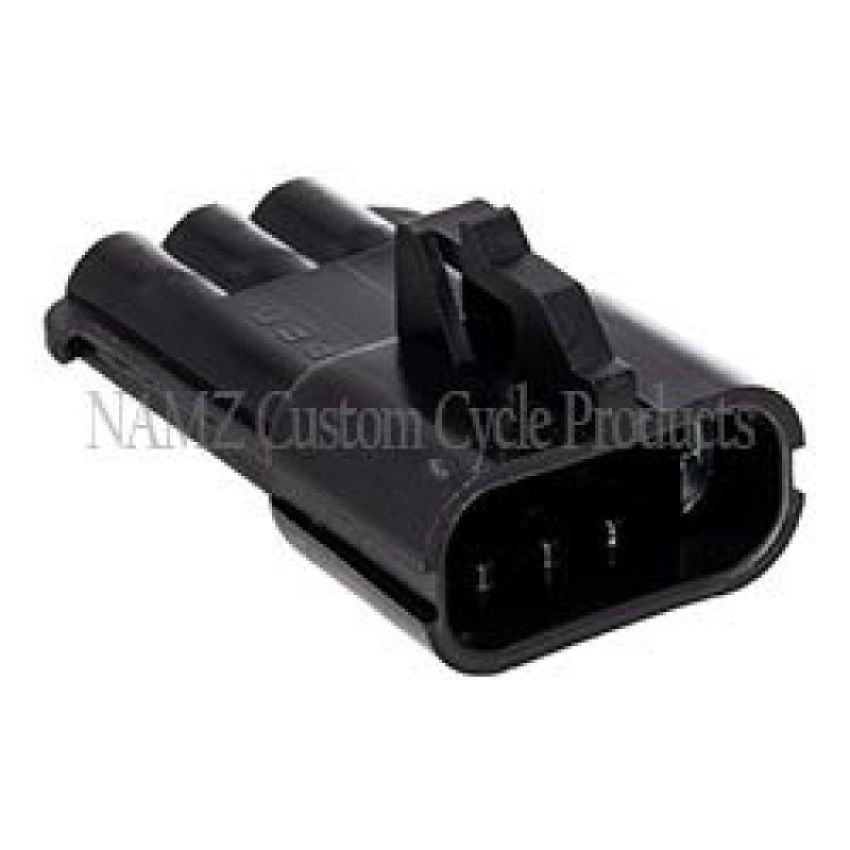 NAMZ NDP-38064 Delphi-Packard Weatherpack 3-Position Male Wire Connector w/Seals