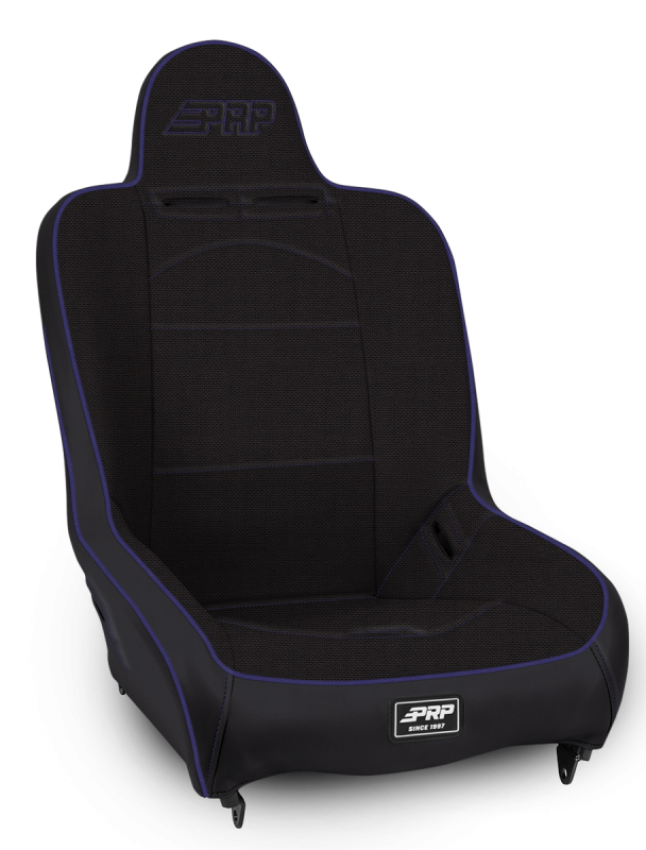 PRP Seats A100110-50-M PRP Premier High Back Suspension Seat- Black/Purple Tweed