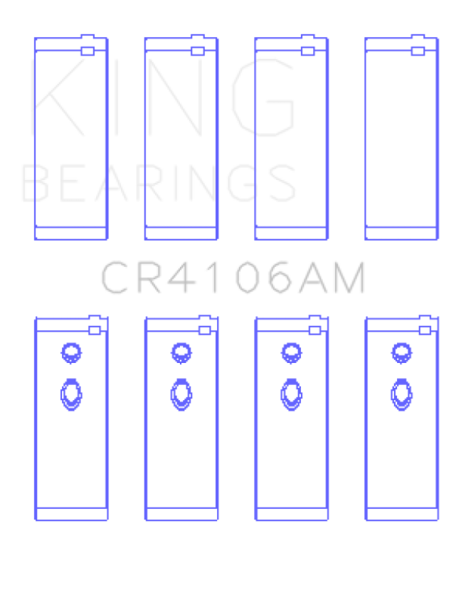 King Daewoo/GM/Isuzu/Opel/Vauxhall (Size STD) Rod Bearing Set