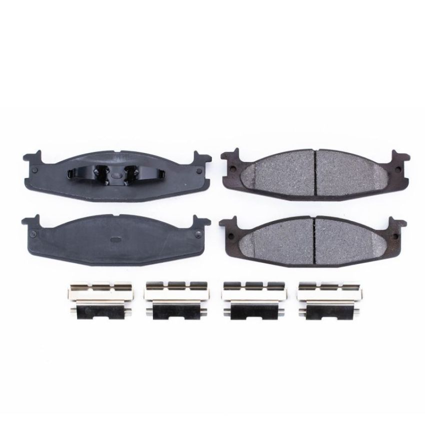 PowerStop 17-632 PowerStop - Z17 Low-Dust Ceramic Brake Pads with Hardware