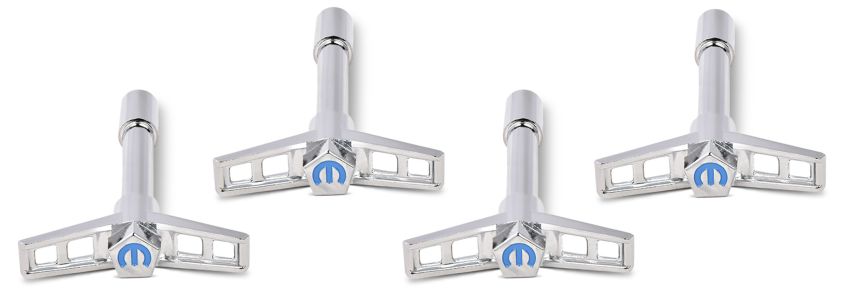 PROFORM PFM440-902 Mopar V/C Wing Nuts Chrome Blue Emblem
