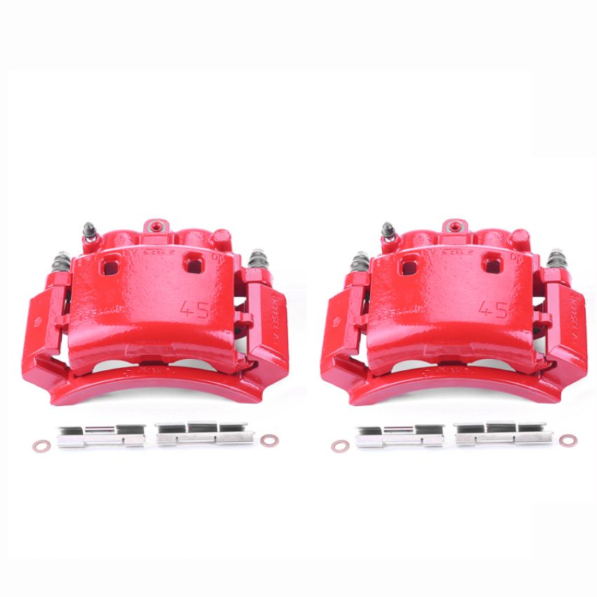 PowerStop S4796 Red Powder Coated Calipers