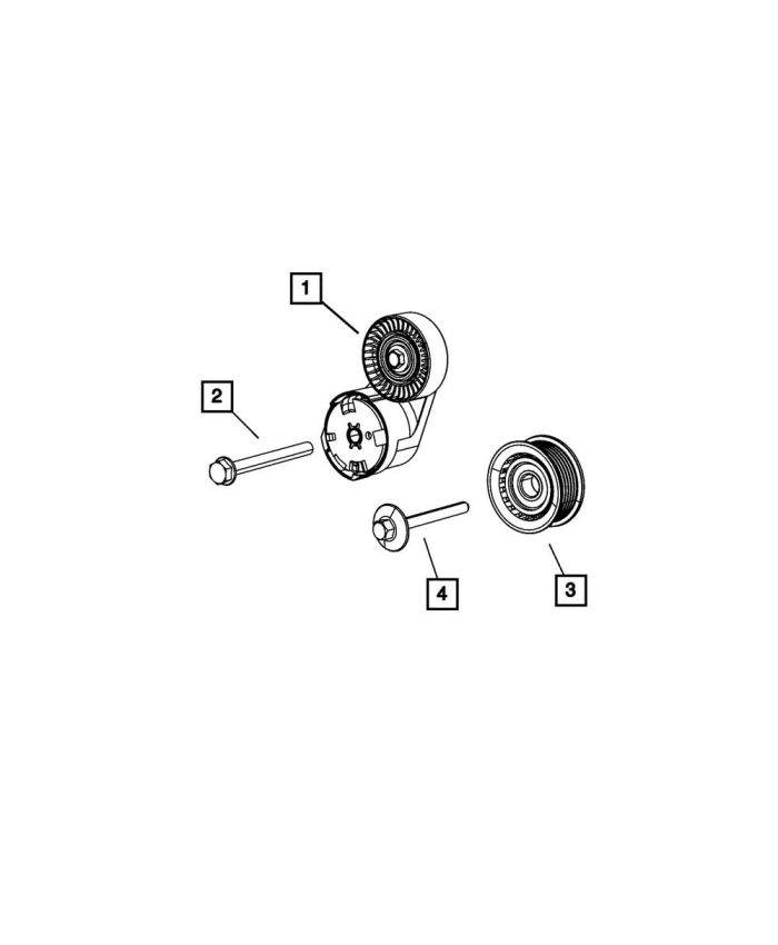 Genuine Mopar 5184617-AD - Tensioner Belt