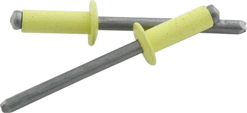 ALLSTAR PERFORMANCE ALL18138 Sm Hd Rivet Yellow 250pk