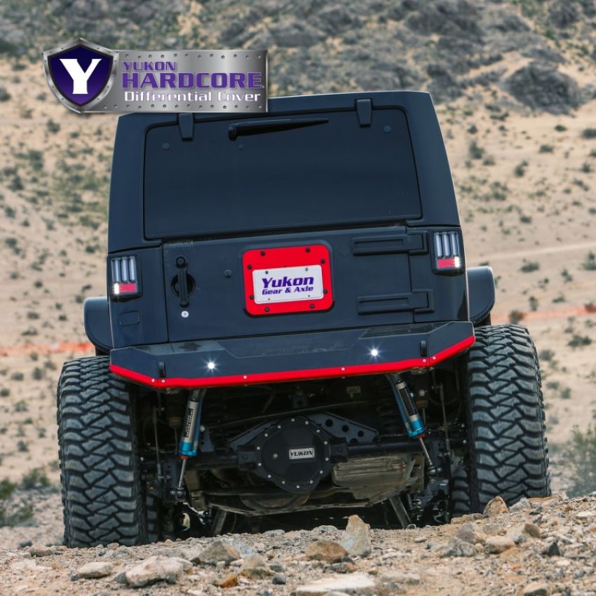 Yukon Gear & Axle YHCC-D44JL-FRONT Yukon Gear Hardcore Front Nodular Iron Cover for Jeep Wrangler JL Dana 44/210mm
